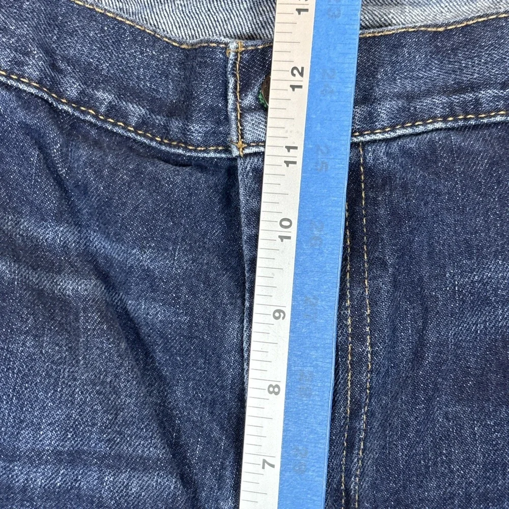TOMMY HILFIGER Classic Fit Boot Cut Medium Wash Cotton Denim Blue Jeans 42X30